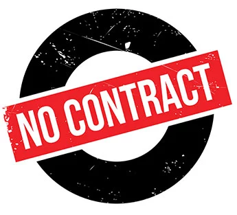 No Contracts, No Commitments